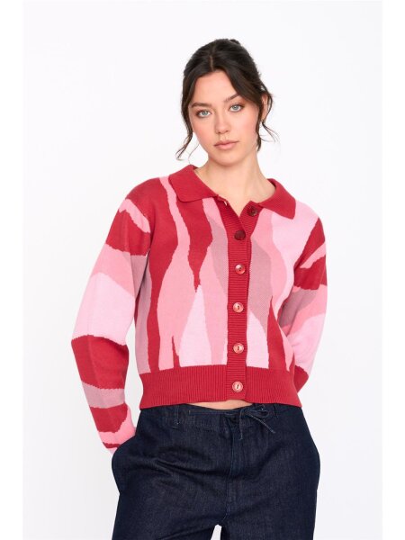 Cardigan aus Baumwoll-Strick