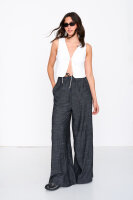 Hose aus Viskose-Leinen-Stoff