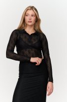 Shirt aus Strukturstoff