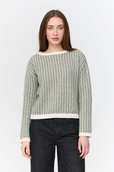 Pullover gestreift