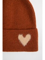 Beanie with Heart Detail