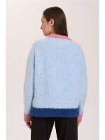 Cardigan with Contrast Details
