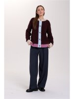 Cardigan mit Kontrastdetails