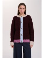 Cardigan with Contrast Details