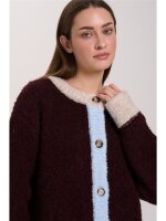 Cardigan with Contrast Details