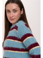 Pullover with Striped Pattern