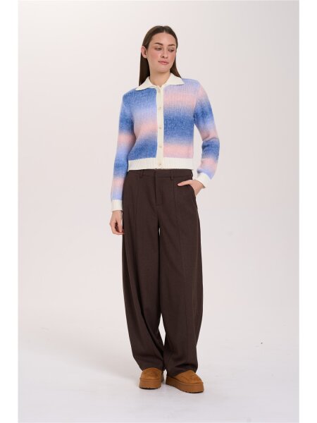 Cardigan with Colour Gradient