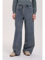 Denim Pants with Wide Leg