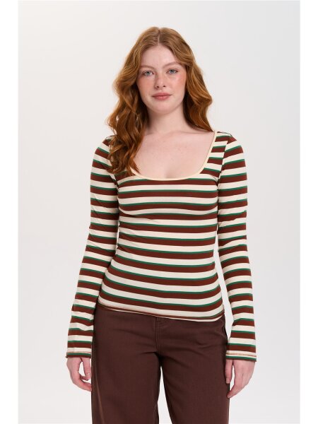 Shirt with Striped Pattern
