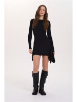 Dress with Asymmetric Hem