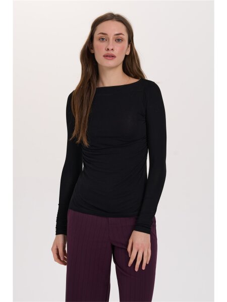 Shirt with Subtle Side Ruching