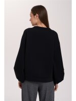 Sweatshirt with Voluminous Sleeves