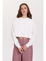 Sweatshirt mit elastischem Saum