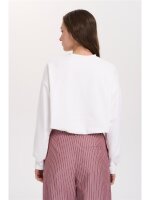 Sweatshirt mit elastischem Saum
