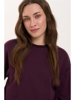 Sweatshirt mit elastischem Saum