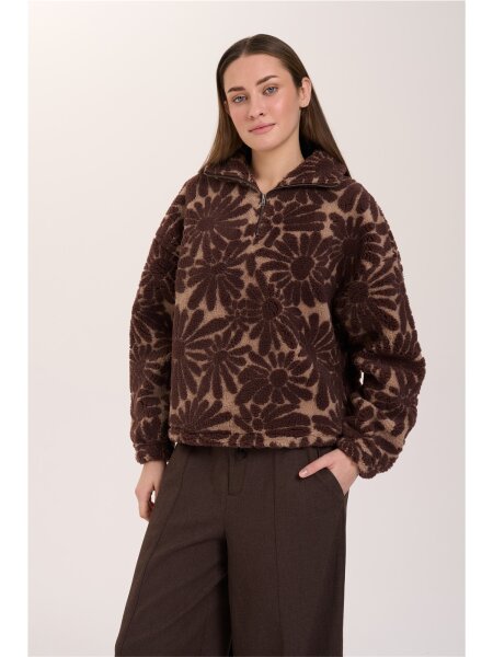 Sweatshirt mit Blumenmuster