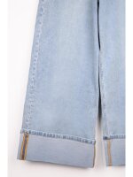 Denim Pants with Turn-Up Cuffs