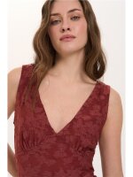 Shirt in Bordeaux