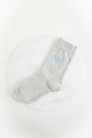 Socken grau melliert