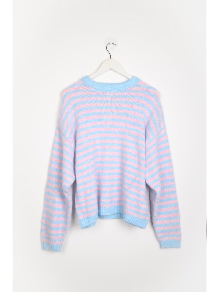 Pullover with Striped Pattern