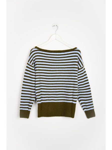 Pullover mit Streifenmuster
