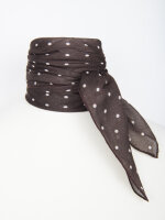 Scarf with Polka Dot Pattern